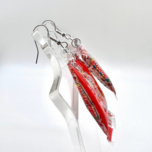 Smarties Earrings - Valentines Candy Earrings - Mini Brands Earrings - Picture 3 of 9